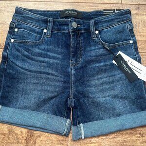 Liverpool Los Angeles - Girlfriend Shorts – Size 4/27 Petite (Dark Wash